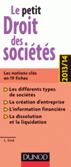 Le petit Droit des sociétés
édition 2013-2014
