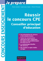 Réussir le concours CPE. Conseiller principal d'éducation