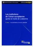 Les institutions de l'union européenne après le traité de Lisbonne