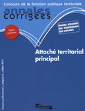 Attaché territorial principal. Examen professionnel catégorie A
édition 2012