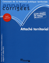 Attaché territorial. Concours externe, interne et troisième concours
édition 2012
