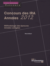 Concours des IRA. Annales 2012