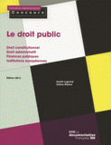 Le droit public
Edition 2013