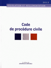 Code de procédure civile
édition 2012
