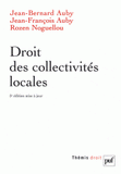 Droit des collectivités locales
5e édition