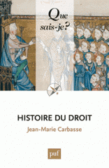 Histoire du droit
2e édition revue et corrigée