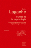 L'unite de la psychologie. Psychologie expérimentale et psychologie clinique
8e édition