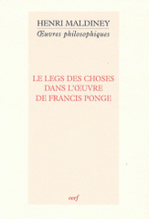 Le legs des choses dans l'oeuvre de Francis Ponge