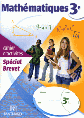 Mathématiques 3e. Cahier d'activiés spécial brevet