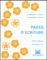 Pages d'écriture CE2. Cahier Capucine