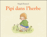 Pipi dans l'herbe