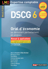 Oral d'économie se déroulant partiellement en anglais DSCG 6. Manuel & applications
5e édition