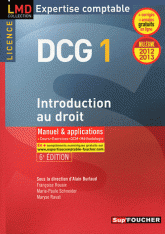 DCG 1 Introduction au droit 2012-2013
6e édition