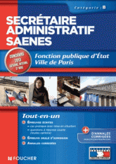 Secrétaire administratif SAENES catégorie B, concours 2013. Fonction publique d'Etat, Ville de Paris