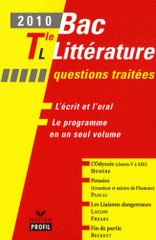 Bac littérature Tle L 2010