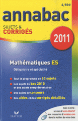 Mathématiquess ES. Sujets et corrigés 2011