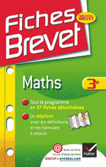 Fiches brevet Maths 3e