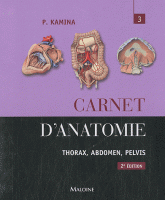 Carnet d'anatomie. Tome 3, Thorax, abdomen, pelvis
2e édition