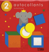 Eléphant. Autocollants mosaïques dès 2 ans