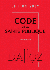 Code de la santé publique 2009
23e édition
