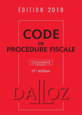 Code procédure fiscale
17e édition