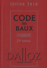 Code des baux 2010
21e édition
