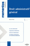 Droit administratif général
25e édition