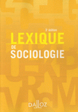 Lexique de sociologie
3e édition