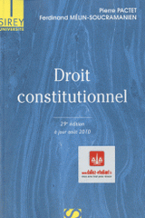 Droit constitutionnel
29e édition