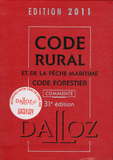 Code rural et de la pêche maritime, code forestier commenté 2011
31e édition