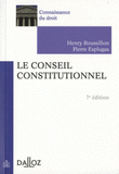 Le conseil constitutionnel
7e édition