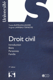 Droit civil. Introduction Biens Personne Famille
17e édition 2011