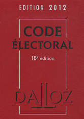 Code électoral 2012
18e édition