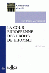 La cour européenne des droits de l'homme
6e édition