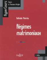 Régimes matrimoniaux
3e édition