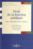 Droit de la fonction publique 2012. Etat, Collectivités locales, Hôpitaux
7e édition