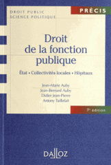 Droit de la fonction publique 2012. Etat, Collectivités locales, Hôpitaux
7e édition