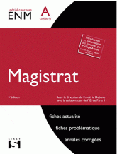 Magistrat. Catégorie A
5e édition