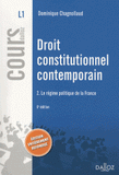 Droit constitutionnel contemporain. Tome 2, Le Régime politique de la France
6e édition