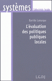 L'évaluation des politiques publiques locales