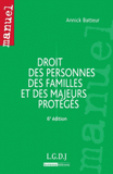 Droit des personnes, des familles et des majeurs protégés
6e édition