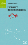 Formulaire de mathématiques