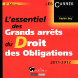 L'essentiel des grands arrêts du droit des obligations
3e édition