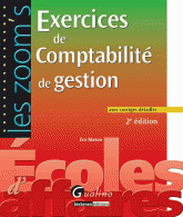 Exercices de comptabilité de gestion
2e édition