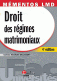 Droit des régimes matrimoniaux
4e édition