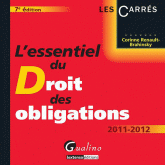 L'essentiel du Droit des obligations 2012
8e édition