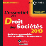 L'essentiel du droit des sociétés
11e édition