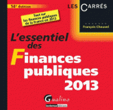 L'essentiel des Finances publiques 2013
14e édition