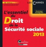 L'essentiel du Droit de la sécurité sociale 2013
12e édition