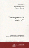 Passé et présent du droit, n° 7. Les juristes en Auvergne, du Moyen Age au XIXe siècle Tome 1